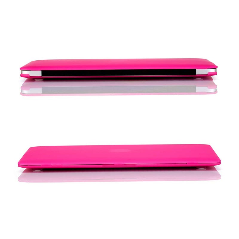 Ruban Compatible with MacBook Air 13 Inch A2337 (M1) / A2179 / A1932 (2021 2020 2019 2018 Release) - Snap On Hard Shell Case Cover for MacBook Air 13 Retina Display with Touch ID (Hot Pink) - Image 4